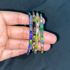 Floral Design Bangles